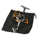 12+1BB Ball Bearings Fishing Reel 5.2:1 Spinning Fishing Reel Metal Spool Fishing Reel Left/Right Interchangeable Handle Fishing Reels