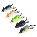 5PCS Mouse Fishing Lure Freshwater Mice Fishing Bait Set Top Water Bait Kit Fishing Tackle Snakehead Bait