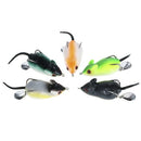 5PCS Mouse Fishing Lure Freshwater Mice Fishing Bait Set Top Water Bait Kit Fishing Tackle Snakehead Bait