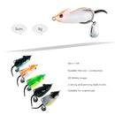 5PCS Mouse Fishing Lure Freshwater Mice Fishing Bait Set Top Water Bait Kit Fishing Tackle Snakehead Bait