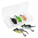 5PCS Mouse Fishing Lure Freshwater Mice Fishing Bait Set Top Water Bait Kit Fishing Tackle Snakehead Bait