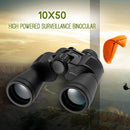 10x50 High Powered Binocular Outdoor Sport Portable Surveillance Binoculars Telescope for Camping Climbing Hunting Birdwatching Traveling