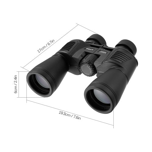 10x50 High Powered Binocular Outdoor Sport Portable Surveillance Binoculars Telescope for Camping Climbing Hunting Birdwatching Traveling