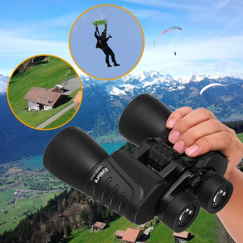 10x50 High-Powered Surveillance Binoculars Telescope for Outdoor Sightseeing Climbing Traveling Bird Watching Sport Game Concerts