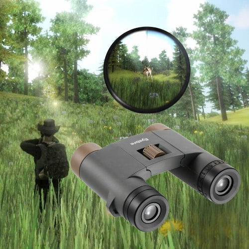 10x25 Compact Folding Binocular Travel Hiking Bird Watching Adults Kids Binocular Telescope