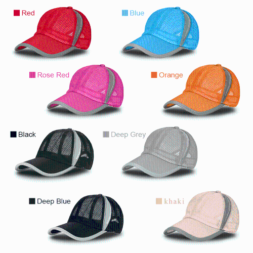 Spring Men and Women Baseball Cap Quick Dry Summer Visor Hat Breathable Casual Mesh Baseball Caps