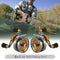 6+1BB Ball Bearings Raft Fishing Reel 4.0:1 Fishing Reel Metal Spool Reel Right/Left Hnad Raft Reel