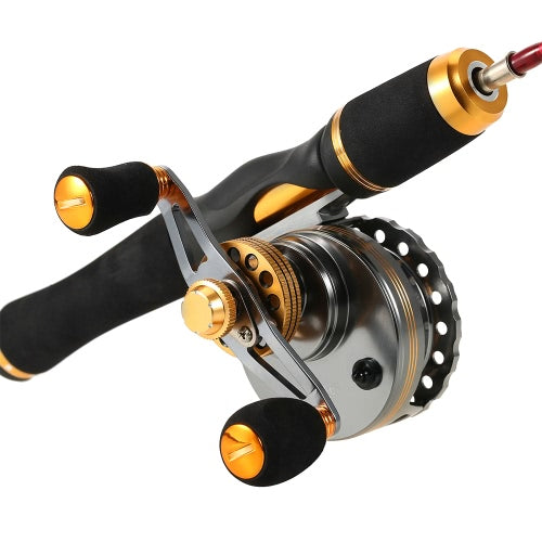 6+1BB Ball Bearings Raft Fishing Reel 4.0:1 Fishing Reel Metal Spool Reel Right/Left Hnad Raft Reel