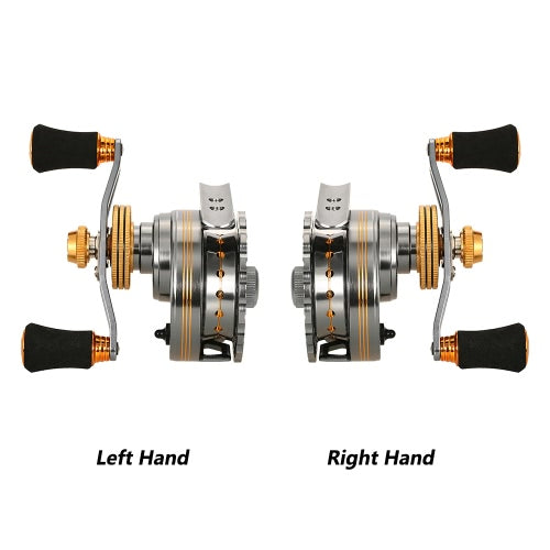 6+1BB Ball Bearings Raft Fishing Reel 4.0:1 Fishing Reel Metal Spool Reel Right/Left Hnad Raft Reel