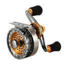 6+1BB Ball Bearings Raft Fishing Reel 4.0:1 Fishing Reel Metal Spool Reel Right/Left Hnad Raft Reel