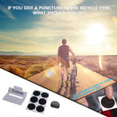 6pcs Quick Tire MTB Portable Free Repair Sheet Bike Tyre Cycling Accessories Patches Repairing Tool Black