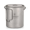 TOMSHOO Portable Ultralight 750ml Titanium Pot