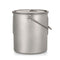 TOMSHOO Portable Ultralight 750ml Titanium Pot