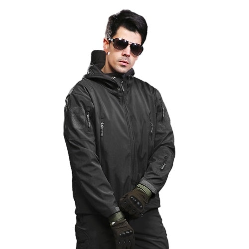 Outdoor Windproof Fleece Warm Shark Skin Soft Shell V4.0 Jacket