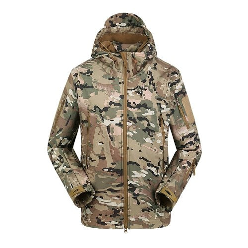 Outdoor Windproof Fleece Warm Shark Skin Soft Shell V4.0 Jacket