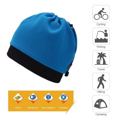 Outdoor Sport Multifunctional Windproof Winter Fleece Neck Gaiter Warmer Scarf Beanie Hat Face Mask Skiing Cycling Snowboarding for Men Women