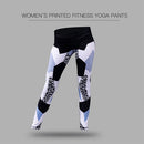 Women's Printed Compression Yoga Pants Active Workout Leggings Stretch Tights