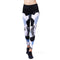 Women's Printed Compression Yoga Pants Active Workout Leggings Stretch Tights