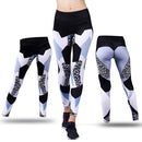 Women's Printed Compression Yoga Pants Active Workout Leggings Stretch Tights