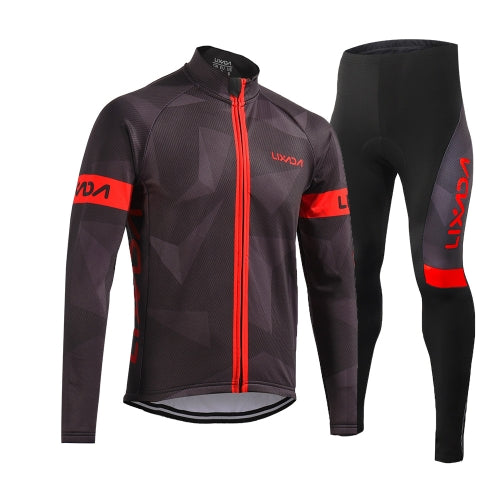 Lixada Men's Winter Thermal Fleece Cycling Clothing Set