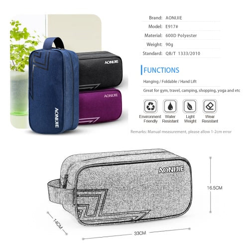 AONIJIE Multi-functional Portable Travel Shoes Bag Carrying Bags Space Saver Bag