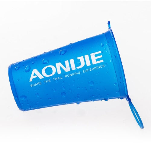 AONIJIE 200ml BPA Free Foldable Soft Water Cup for Outdoor Sports Marathon Cycling Camping Running