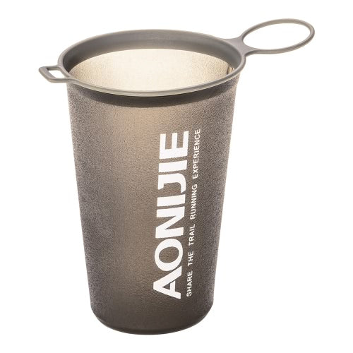 AONIJIE 200ml BPA Free Foldable Soft Water Cup for Outdoor Sports Marathon Cycling Camping Running