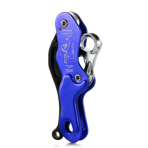 Lixida Outdoor Stop Descender Self-braking Self Locking Descender Carving Rock Climbing Caving Rescue Rappel Protect Tool