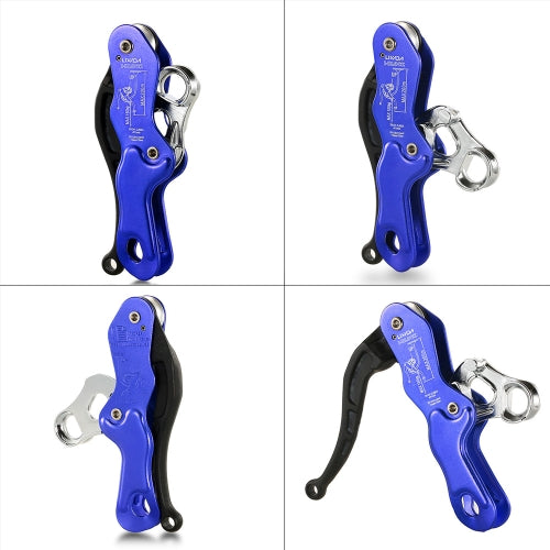 Lixida Outdoor Stop Descender Self-braking Self Locking Descender Carving Rock Climbing Caving Rescue Rappel Protect Tool