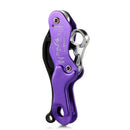 Lixida Outdoor Stop Descender Self-braking Self Locking Descender Carving Rock Climbing Caving Rescue Rappel Protect Tool