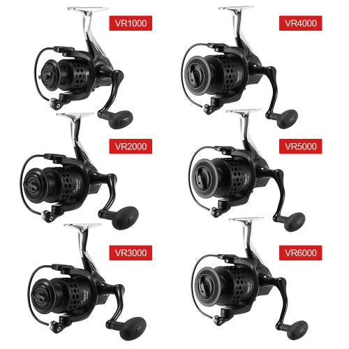 11+1BB Ball Bearings Spinning Fishing Reel Left/Right Interchangeable Collapsible Handle Fishing Reel Metal Spool Fishing Reel