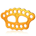 Lixida Outdoor 8 Holes Paw Rigging Plate 45KN Rescue Rock Climbing Mountaineering Equipment Multi Anchor Point Connector Gear