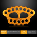 Lixida Outdoor 8 Holes Paw Rigging Plate 45KN Rescue Rock Climbing Mountaineering Equipment Multi Anchor Point Connector Gear