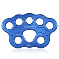 Lixida Outdoor 8 Holes Paw Rigging Plate 45KN Rescue Rock Climbing Mountaineering Equipment Multi Anchor Point Connector Gear