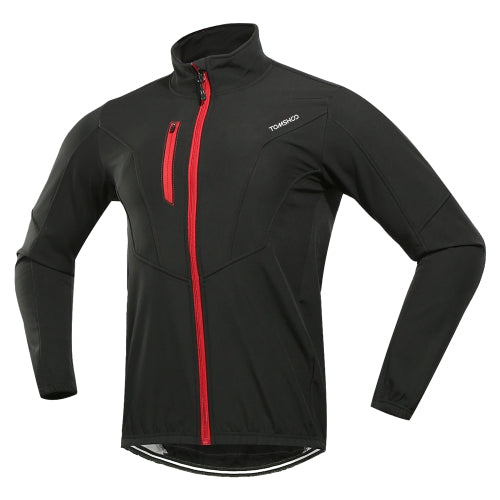 TOMSHOO Men's Winter Thermal Fleece Cycling Jacket