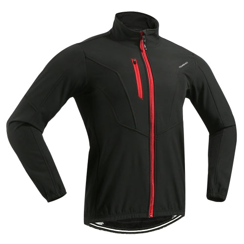 TOMSHOO Men's Winter Thermal Fleece Cycling Jacket