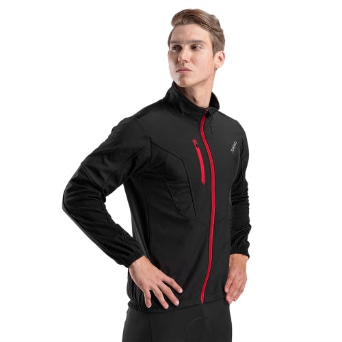 TOMSHOO Men's Winter Thermal Fleece Cycling Jacket