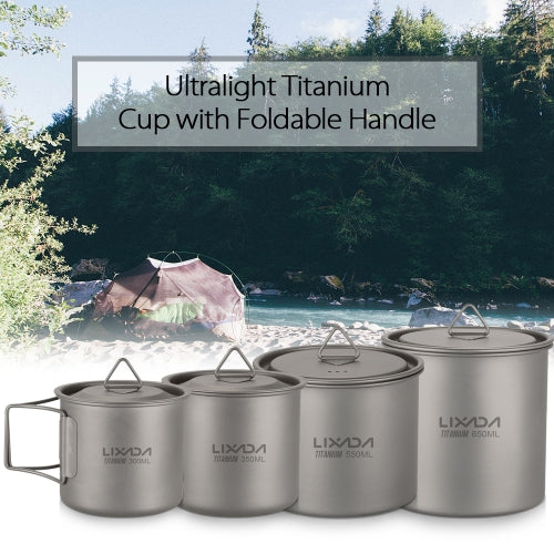 Lixada Ultralight Titanium Cup