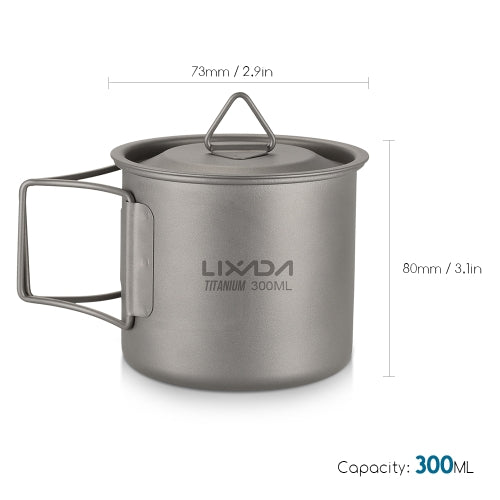 Lixada Ultralight Titanium Cup