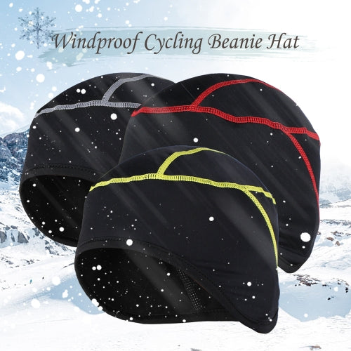 Thermal Fleece Winter Windproof Beanie Hat Cap Outdoor Sports Running Skiing Bike Bicycle Cycling Helmet Liner