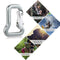 Lixada Outdoor Safety Rock Climbing Equipment Master Hook 18KN Paragliding Paraglider Parachute Clip Locking Carabiner