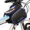 Bike Top Tube Phone Bag Bicycle Cycling Front Frame Bag Mobile Phone Holder Pouch Bike Phone Attachment Mount