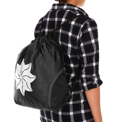 22L Foldable Drawstring Backpack Bag Outdoor Sports Gym Sack Pack Travel Storage Bag Beach Bag