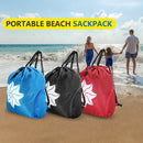 22L Foldable Drawstring Backpack Bag Outdoor Sports Gym Sack Pack Travel Storage Bag Beach Bag