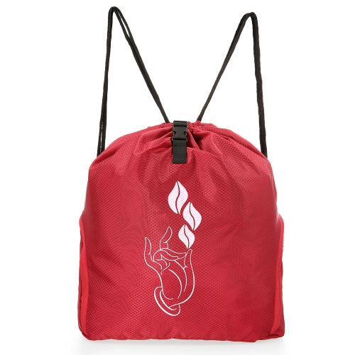 22L Foldable Drawstring Backpack Bag Outdoor Sports Gym Sack Pack Travel Storage Bag Beach Bag