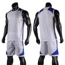 Basketball Shirt Uniforms Set Sleeveless Sports Clothing Breathable Ball Jersey Basketball Sweat T-Shirt for Men