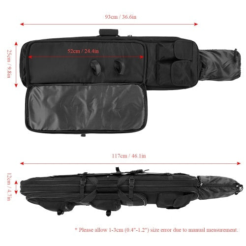 Lixada 36" Outdoor Padded Barrel Carrying Bag Hunting Shooting Gear Scabbard Sheath with Shoulder Sling Strap