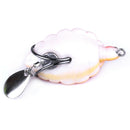 5PCS/Box 13.4g/5.5cm Simulation Tortoise Lures Artificial Soft Bait with Spoon Sequins Fishing Lure Blackfish Soft Lure