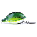 5PCS/Box 13.4g/5.5cm Simulation Tortoise Lures Artificial Soft Bait with Spoon Sequins Fishing Lure Blackfish Soft Lure