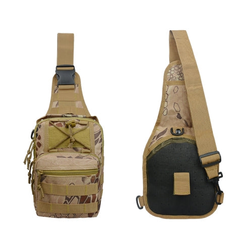 Outdoor Sports Cycling Bag Waterproof Chest Waist Strap Bag Camouflage Tactics Shoulder Pouch Backpack